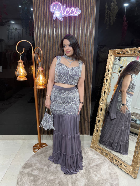 Stunning Fish Cut Lehenga RC26